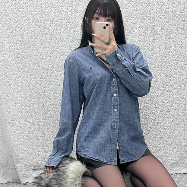 폴로 랄프로렌 레트로 컨트리 빈티지 셔츠 M C09935