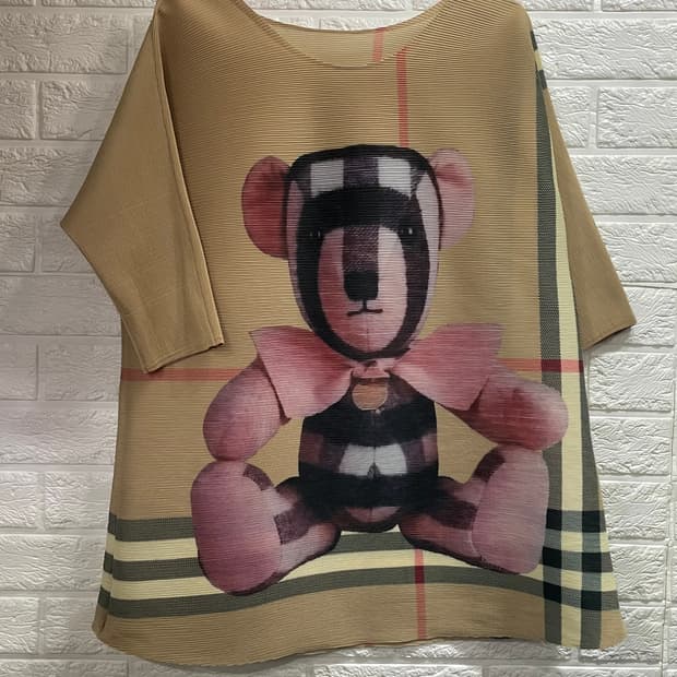 수입 플리츠티셔츠 쭈글이티셔츠:)