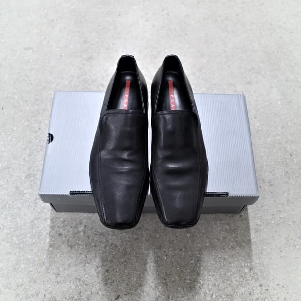 Prada Sport Leather Loafers
