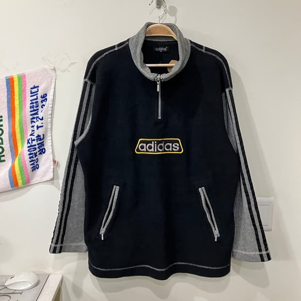 403 아디다스 반집업 플리스 후리스