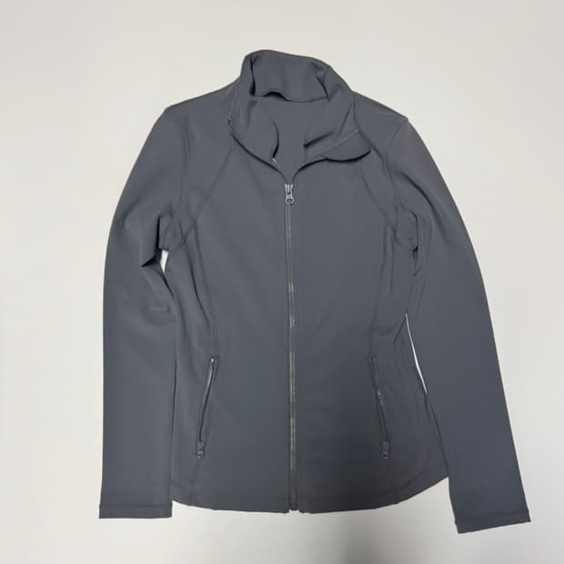 여성 뮬라웨어 기능성 트레이닝 풀 집업 그레이