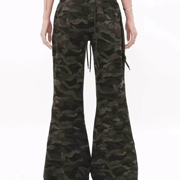 카모 부츠컷 바지