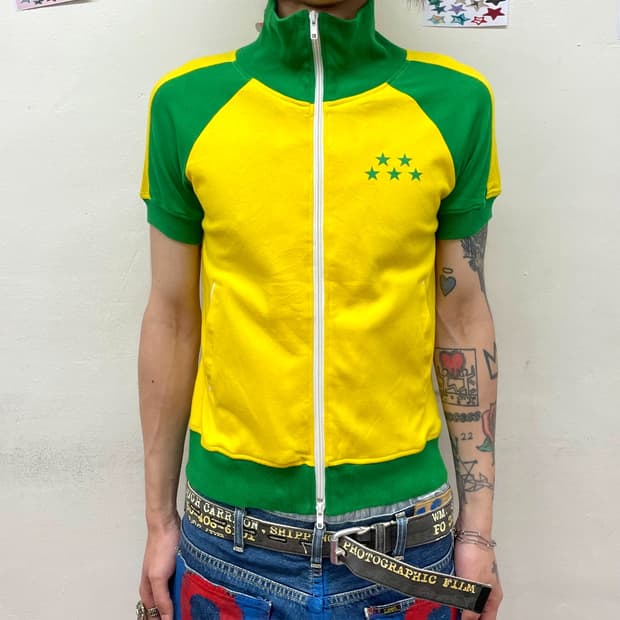 New York Retro Star Zip-Up T-Shirt