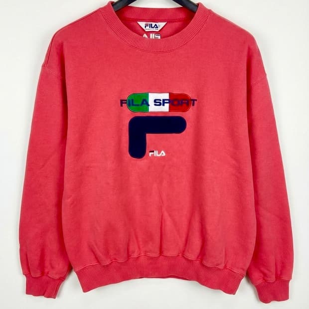 휠라 올드스쿨 맨투맨 스웻셔츠