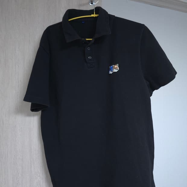 아더에러 메종키츠네 콜라보 더블 폭스 패치 카라티