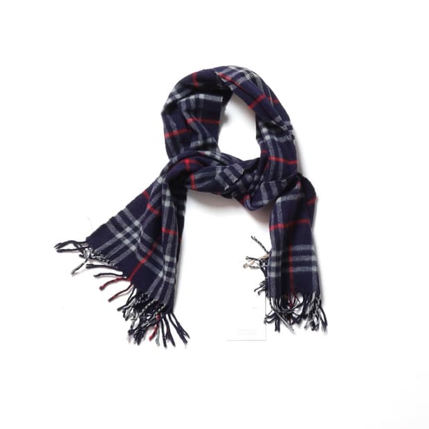 버버리 Burberrys Nova Check Cashmere Scarf 