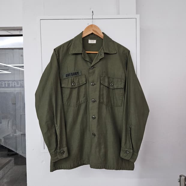 1970's 오리지널 OG107 셔츠 백사틴 15.5 