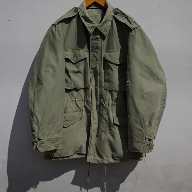 50s usamry m51 디스트레스드 필드자켓