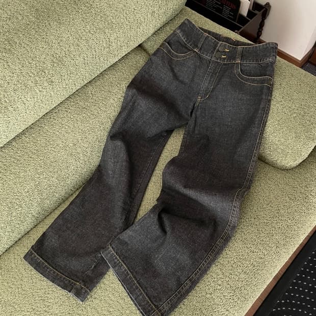 cotton denim pants
