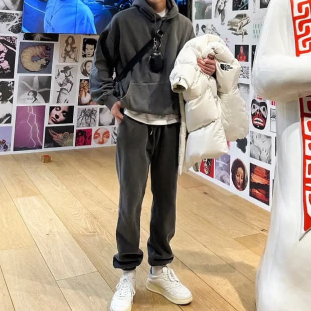 피그먼트 워싱 트레이닝 세트 오버핏 셋업