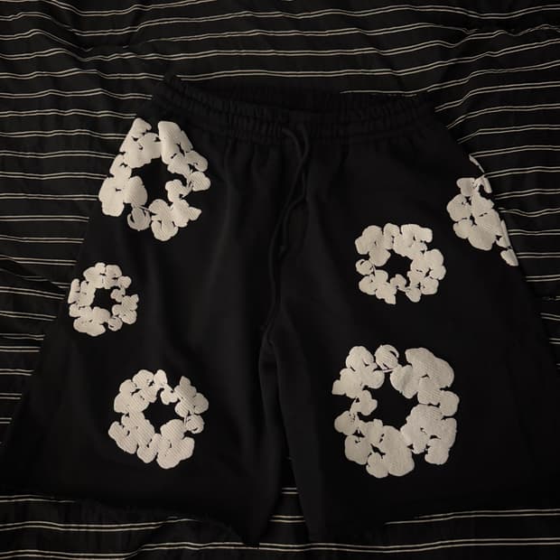 데님티어스 블랙 반바지 L