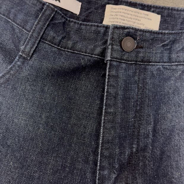 AAOA x 다이브인 커브드 데님 버뮤다 2사이즈