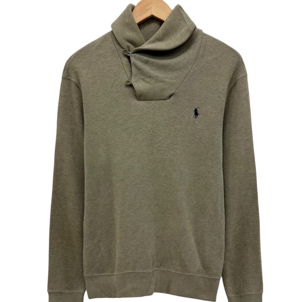 00s 폴로 숄카라 니트 올리브 (M) 