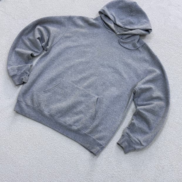 L 챔피온 무지 후드 티셔츠 0323E