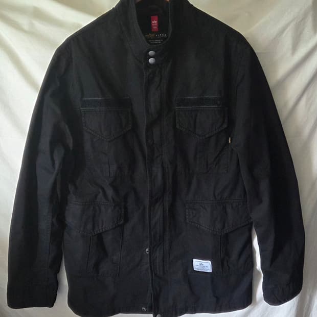 알파인더스트리 m65 필드 자켓 블랙 L