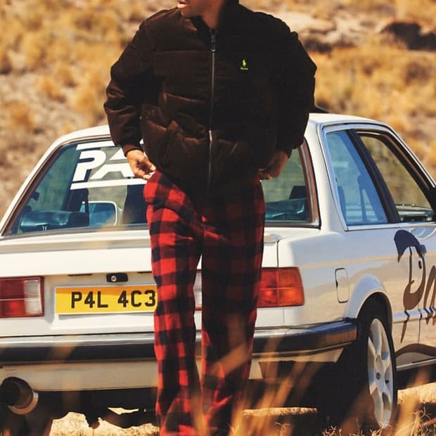 팔라스 폴로 랄프로렌 코듀로이 패딩 브라운