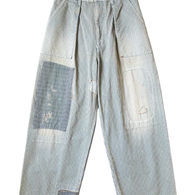 캐피탈 리버티 히코리 퍼티그 배기 팬츠 2사이즈 팔아요!