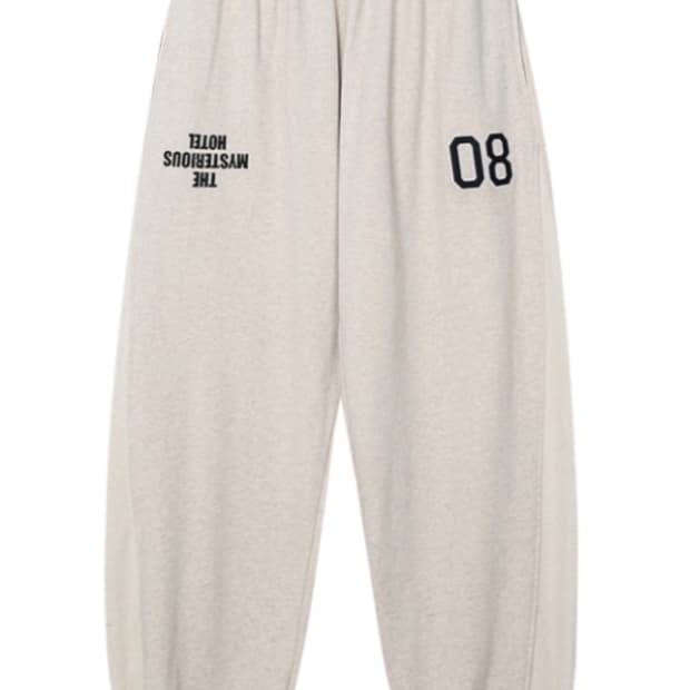 08 CUT-OUT SWEAT PT 오트밀