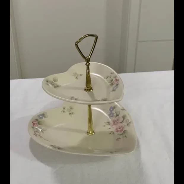 팔츠그라프 빈티지 2단 하트트레이 