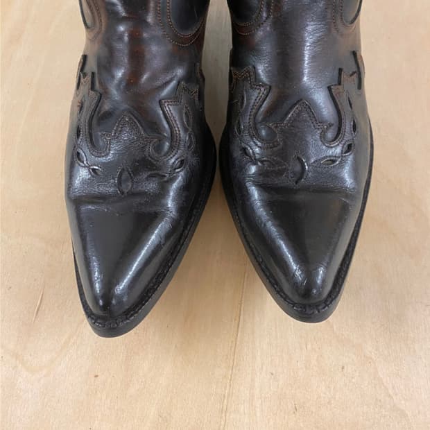 VTG metal tip western boots 메탈팁 웨스턴부츠