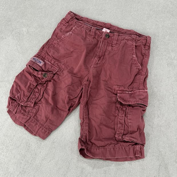 트루릴리전 핑크 포켓 반바지 팬츠 L