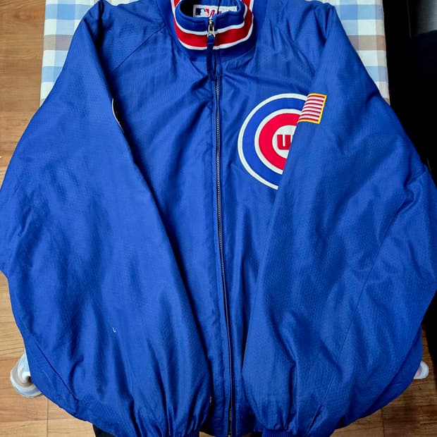 가슴110)마제스틱 시카고컵스 UBS 자켓