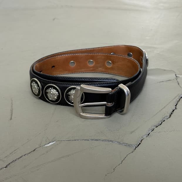 GIANNI VERSACE leather belt