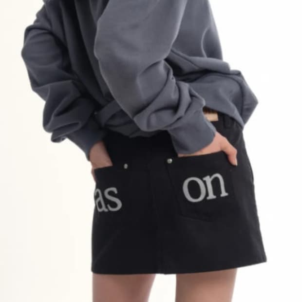 애즈온 포그 스커트 S