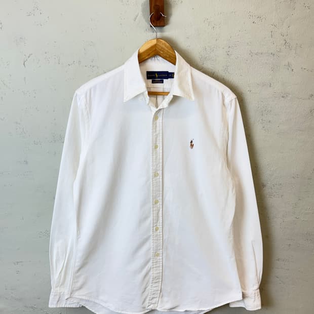 폴로랄프로렌 옥스포드 화이트 셔츠