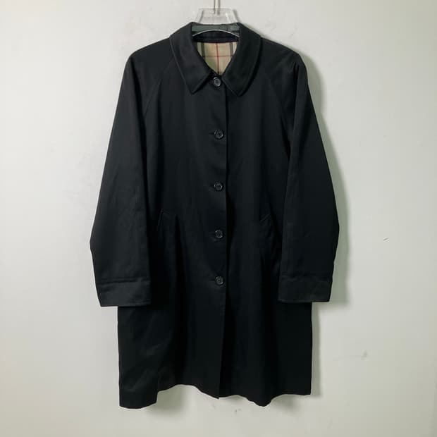 버버리 런던 블랙 캠든 헤리티지 카코트