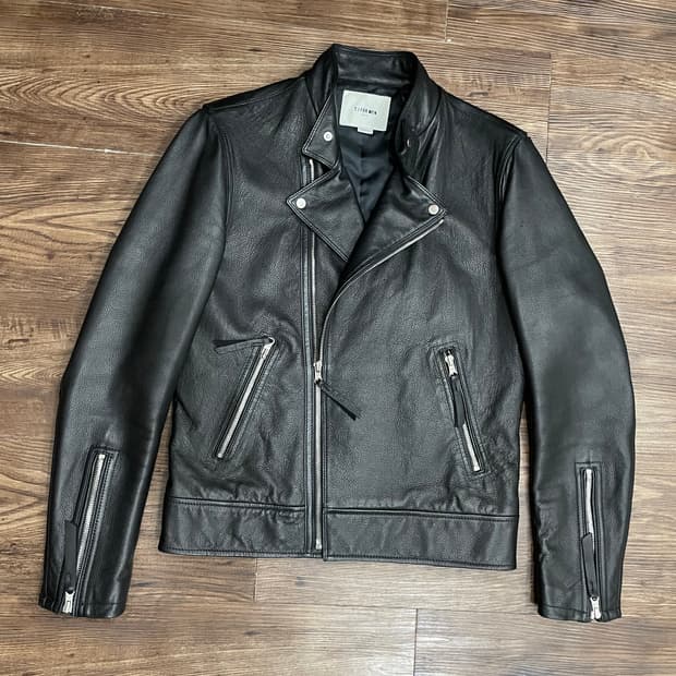 T.I FOR MEN 양가죽 라이더 자켓