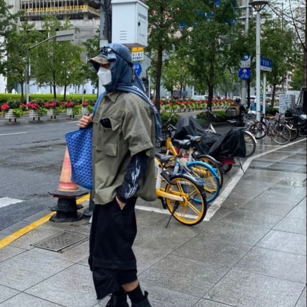 파프롬왓 오버사이즈 워크셔츠