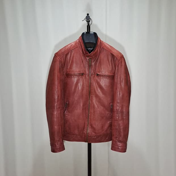 (택포) Black Rivet 양가죽 싱글 자켓 M B193