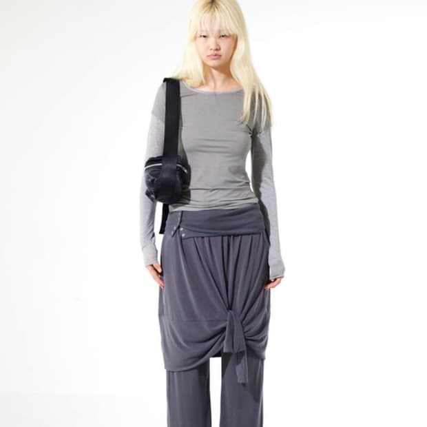 아마베 드레이프 스커트