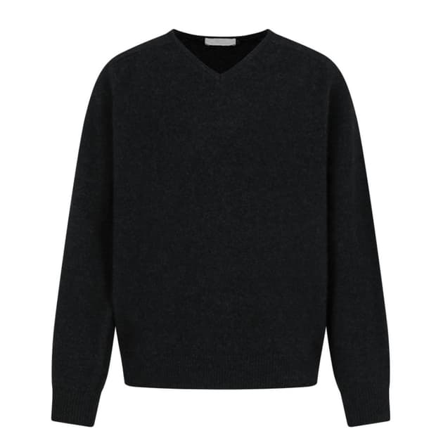 아모멘토 25FW 라쿤 브이넥 니트