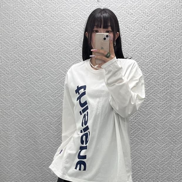 디스이즈네버댓 빈티지 스트릿 빅 레터링 롱슬리브 M C13379