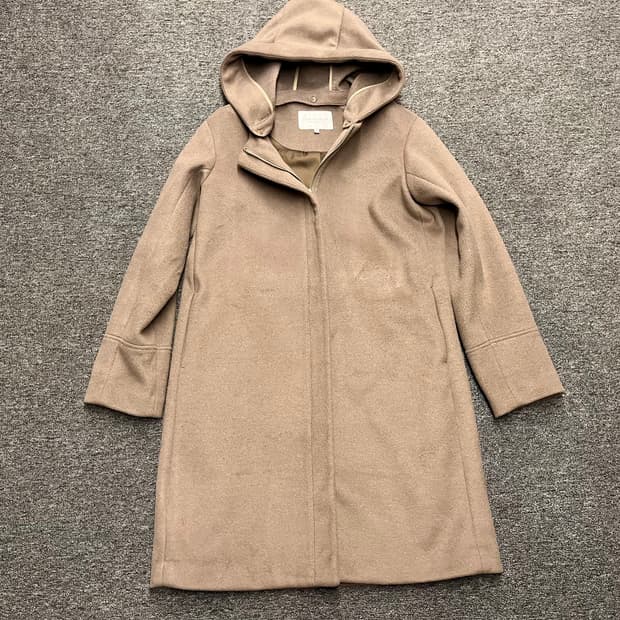 [55] 유나이티드 애로우즈 후드 모직코트 M 