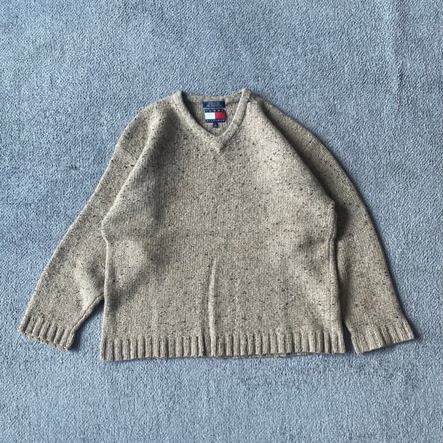 타미힐피거 TOMMY 오버핏 레이어드 풀오버