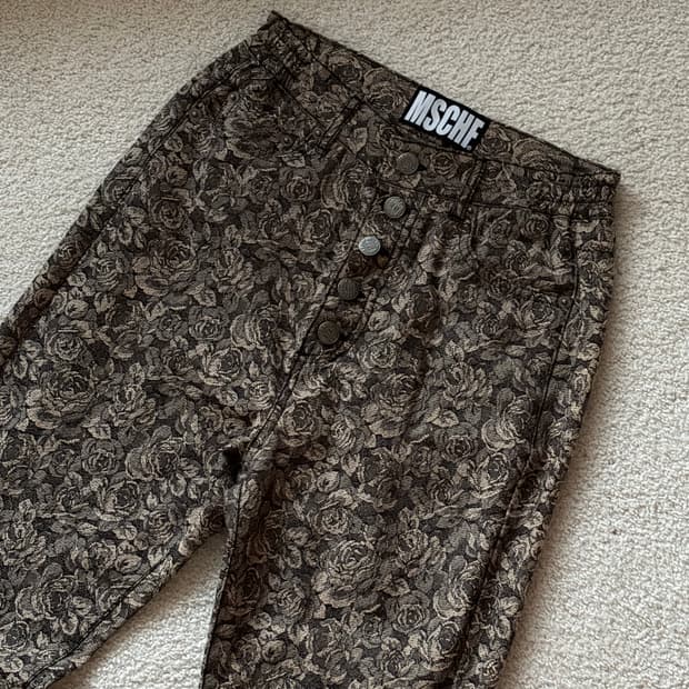미스치프 자카드팬츠