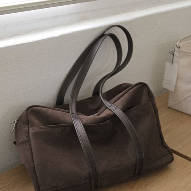 노이에 보스턴백_m 다크브라운