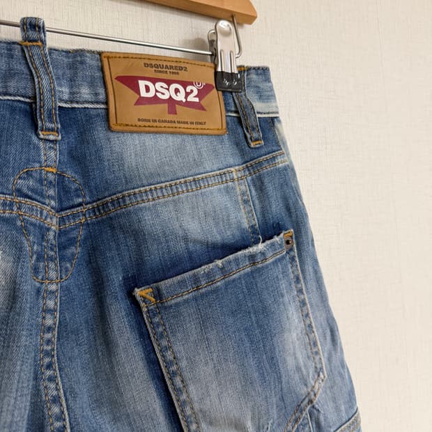 디스퀘어2 타이디 바이커 청바지 