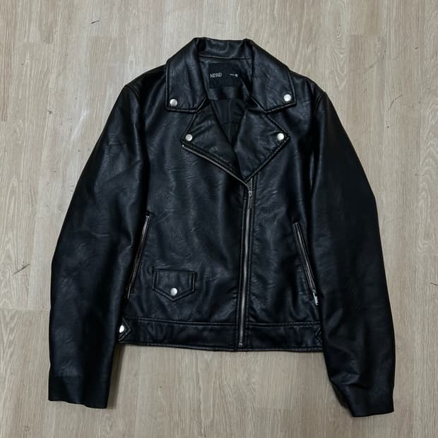 미쏘 여성 더블 라이더 가죽자켓 M/95 