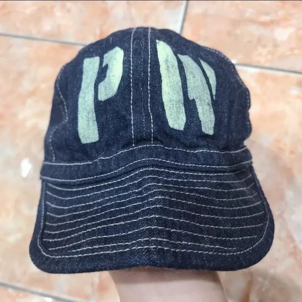 BUZZ RICKSON'S 버즈릭슨 ARMY 데님 볼캡 "PW"스텐실