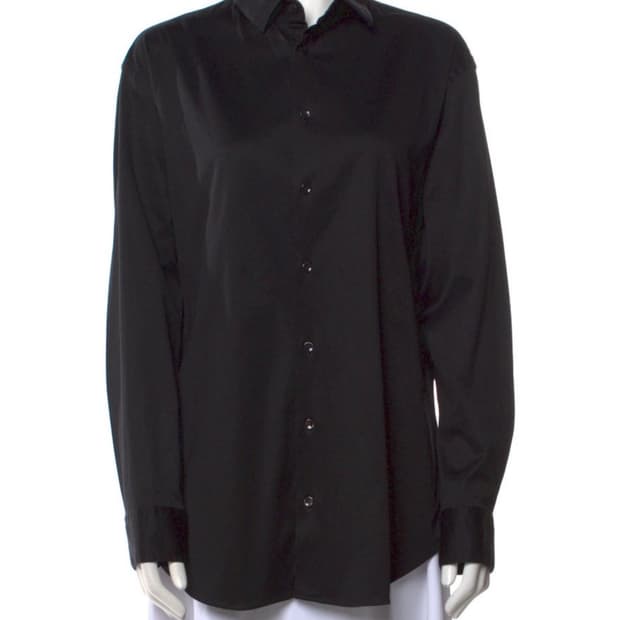 Giorgio Armani Black Button up shirt