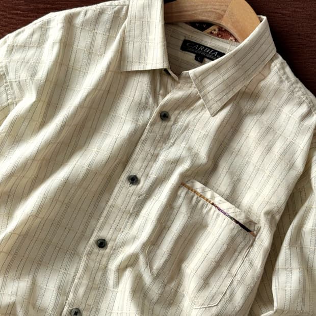 65/35 jacquard fabric design shirt