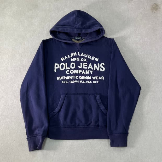 100 폴로랄프로렌 진스 자수로고 후드티