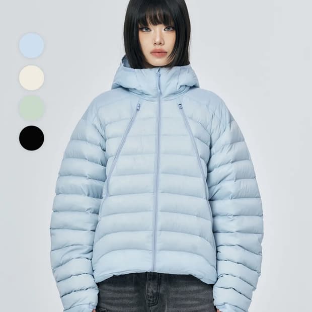 스키즘인듀싱 경량패딩 m사이즈