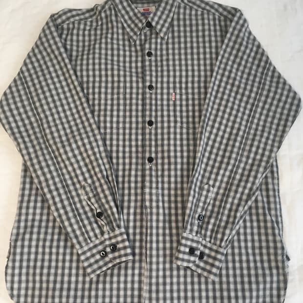리바이스 체크셔츠