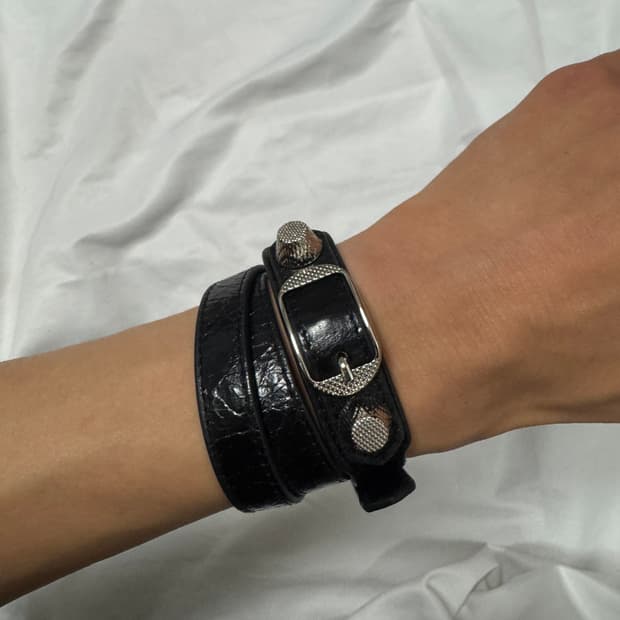 발렌시아가 르카골 레더 브레이슬릿