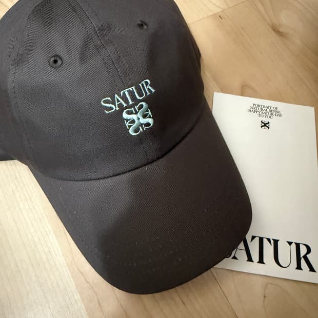 (새상품) 세터 클래식 로고 볼캡 차콜